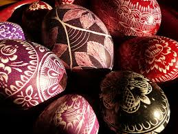 hand painted eggs