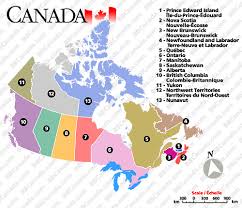 picture map of canada