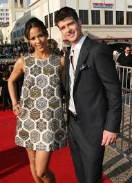 robin thicke and wife