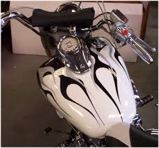 motorcycles flames