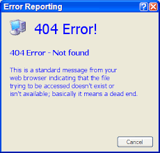 404 error