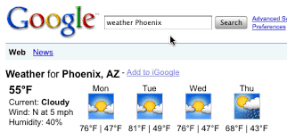 google weather