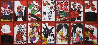 mario hanafuda cards
