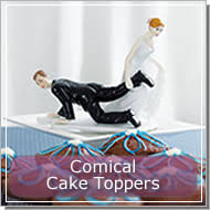 funny cake toppers