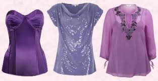 purple tops for women