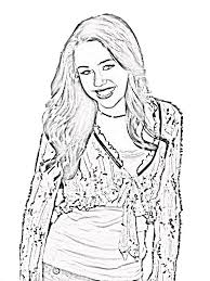 printable picture of girl outline for preschoolers