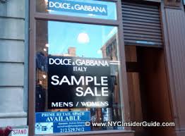 sample sales in nyc