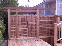 deck privacy wall