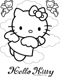hello kitty coloring pictures