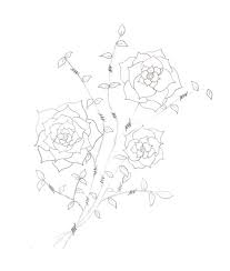 barb wire roses