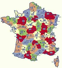 une carte de la france