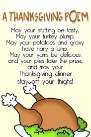 funny thanksgiving poems