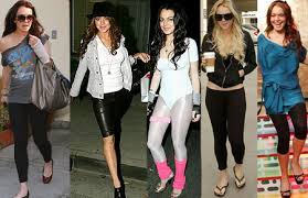 lindsay lohans leggings
