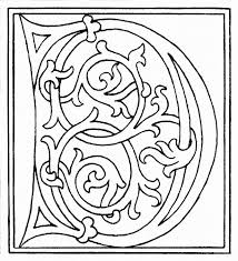 صور ايميلك على حرفك d  e  f   G  h 065-alphabet-end-of-15th-century-letter-D-q85-455x500