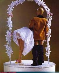 barbie wedding cake topper