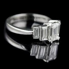 baguette cut diamond ring