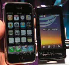 lg dare vs iphone