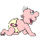 baby crawling