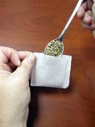 empty tea bag