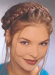wedding hair plaits