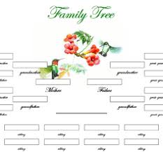 printable family tree