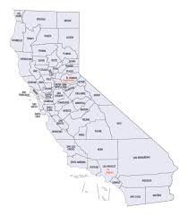 california county map