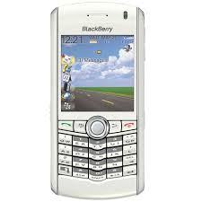 blackberry pearl 8100 white