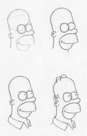 how to draw the simpsons