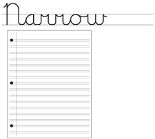 double line paper