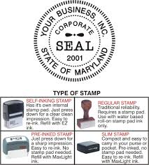 stamp and seal