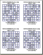 printable sudoku puzzles
