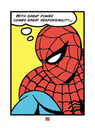 with great power comes great responsibility spiderman