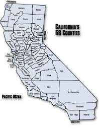 california county map