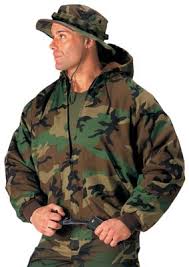 camo rain suits