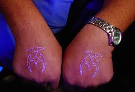 chameleon blacklight tattoo ink