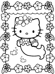 hello kitty coloring pictures