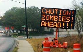 a sign