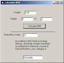calculate bmi