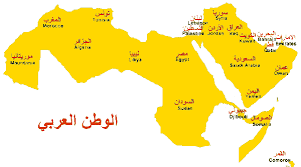 arabic language map