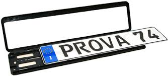 euro plate frame