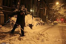 New York battled blizzards