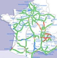 carte de france autoroute
