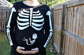pregnant skeleton costume