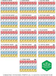 13 moon calendar