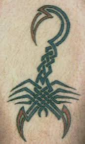 red scorpion tattoo