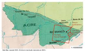Map of Acre. Map of Acre