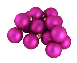 hot pink christmas decorations