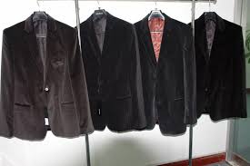 mens velour blazer