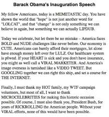 inauguration speeches