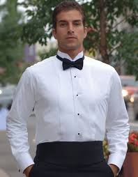wing collar bow tie